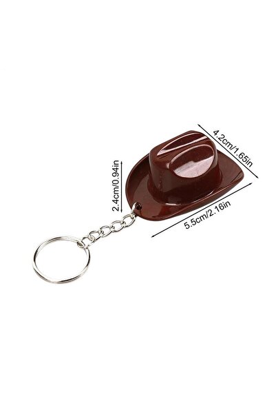choice2 Brown Retro cowboy hat bottle opener keychain Charm Cowboy Hat Shape ...