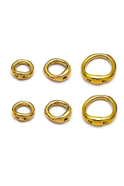 Choice4 8mm-10pcs Gold Color 10pcs Stainless Steel Clasps End Connectors Hook...