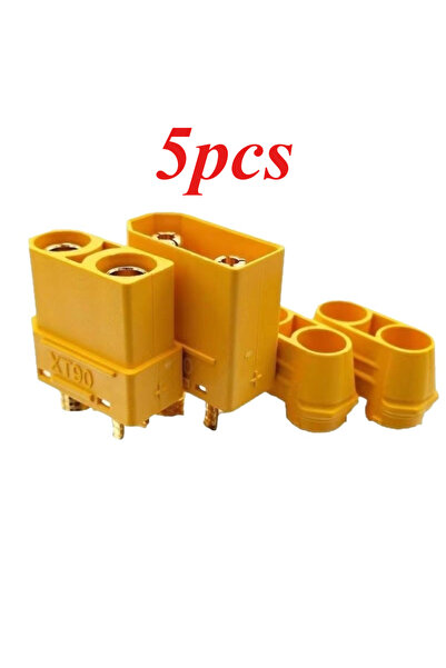 Choice1 5pcs 5PCS XT90 Model Airplane Plug Connector Stable High Current XT90...