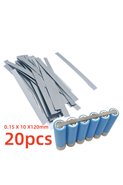 choice2 0.15x10x120mm-20 قطعة 20/50 قطعة موصل شريط فولاذي مطلي بالنيكل صفائح ...