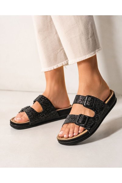 leopar by çetinay Full Orthopedic Sandals