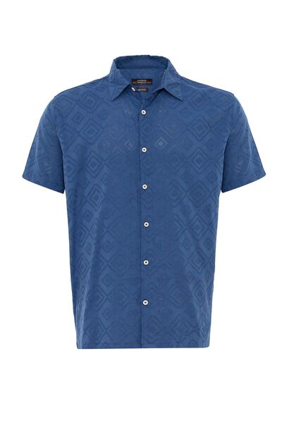 S13 Store Square Patterned Men's Shirt