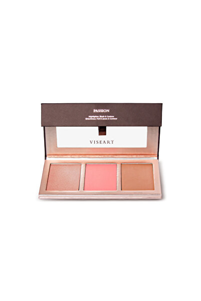 VISEART Passion Highlighter/Contour/Blusher Palette - VHB201