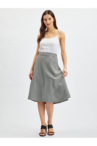 ORSAY White and black women's patterned skirt