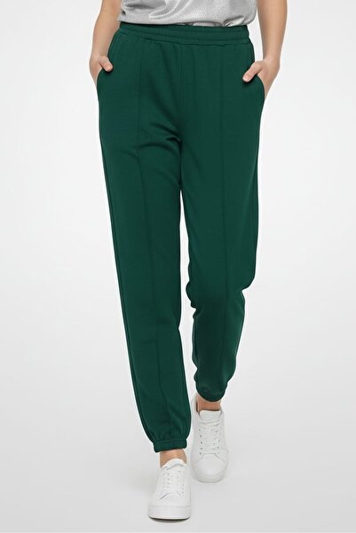 Don't Call Me Jennyfer Women Regular Fit Solid Pull On Jogger Pants, Dark Green