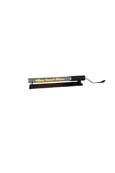 MITB Decorative Glass LED Filament Tube Table Lamp “Home Sweet Home”