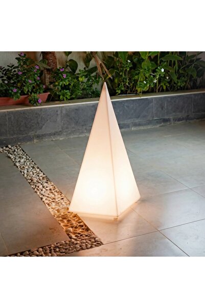 MYASEM STORE مصباح أرضي هرمي LED 40×100 سم، إضاءة محيطة حديثة للديكور الداخلي...