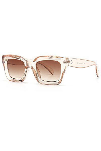 Choice6 Brown-Brown Cool Colorful Square Sunglasses Women Men New Brand Desig...