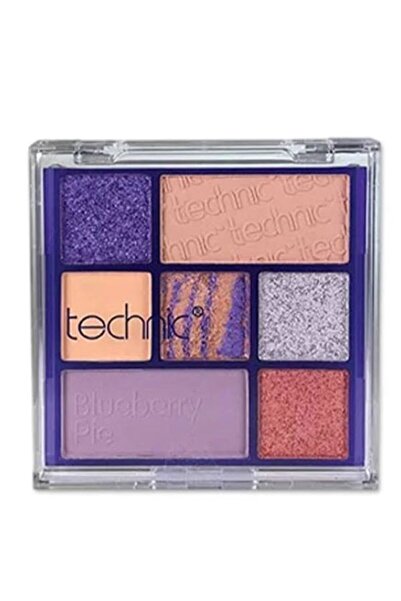 TECHNIC Blueberry Pie Palette | 7-Shade High-Pigment Eyeshadow | Shimmer & Ma...