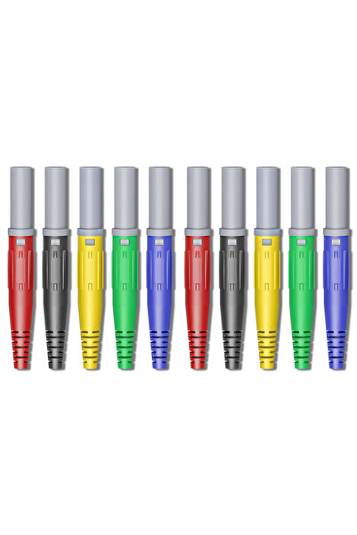Choice Banana Plug 5Colors Cleqee P10060 4mm Banana Plugs/4mm Female Banana S...