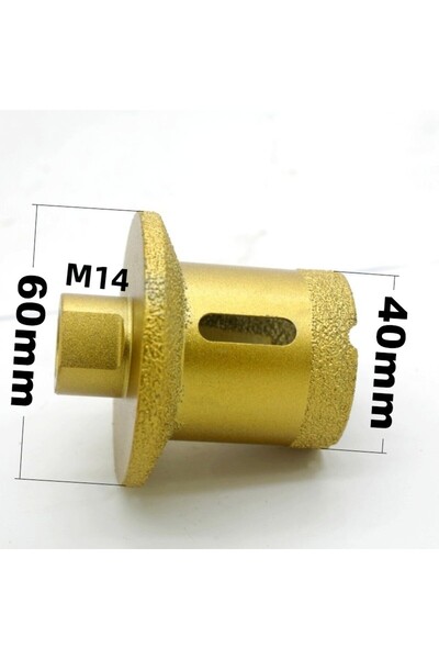 Choice M14 40-60 M14 Double-Layer Diamond Hole Opener Table Basin Tool Brazin...