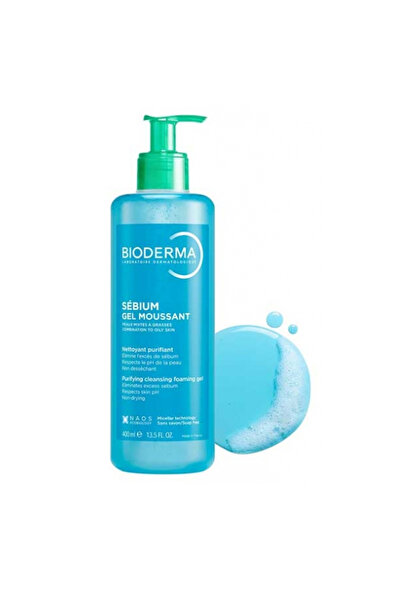 Bioderma جل سيبيوم المنظف والمنقي الرغوي 400 مل