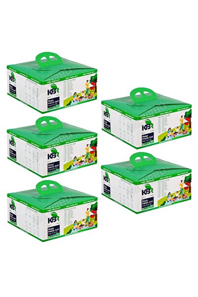 KBR Mega Piknik Seti 12 Çeşit 62 Parça x 5 Set