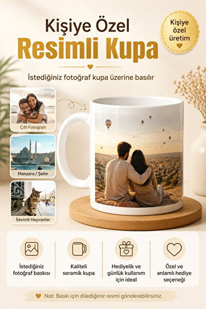 Morinna Kişiye Özel Fotoğraf Baskılı Kupa Bardak - Resimli Kupa Bardak (resim...
