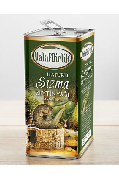 vakfıkebir Vakıf Birlik Natürel Soğuk Sıkım Sızma Erken Hasat 0,3 Asit 5L (48...