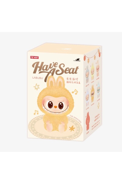 Customs Labubu Have A Seat Peluş Oyuncak Orjinal Bandrollü