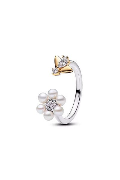 Hector&Co. Jewellery S925 Bridgerton Arı ve İşlenmiş Tatlı Su Kültür İncisi Ç...