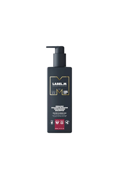 Label m Label.M, Floare de Portocală Organică, Șampon de Păr, Volum și Textur...