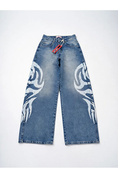 212 URBAN Tribal Desenli Baggy Unisex Pantolon
