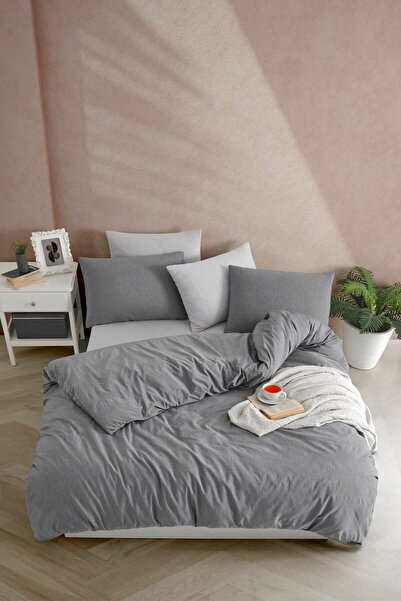 FARİKA Double Quilt Cover Set Quilt Cover: 200 X 220 Cm Flat Sheet: 240 X 260...