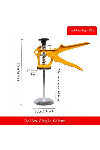 Choice1 yellow Heavyweight Tile Leveler Jack Tool-Manual Height-Adjustable Li...