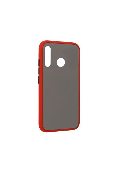 OEM Θήκη Color Button Bumper Huawei P30 Lite Κόκκινο
