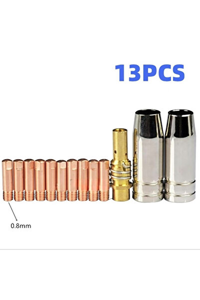 choice2 فوهة لحام ميغ مضادة للانسكاب 0.8 مم، 13 قطعة/عبوة، 15Ak MB15ak، ملحقا...
