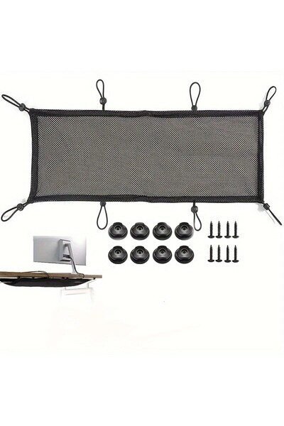 Choice1 8 Under Desk Cable Management Net Under Table Cord Management Mesh Or...