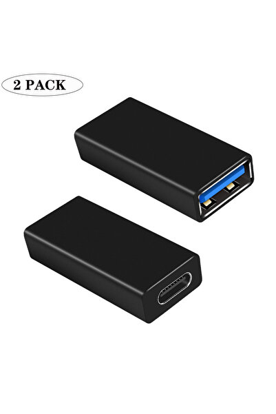 Choice أسود (قطعتان) 2/3 قطع محول OTG عالي السرعة من USB 3.0 A أنثى إلى USB C...