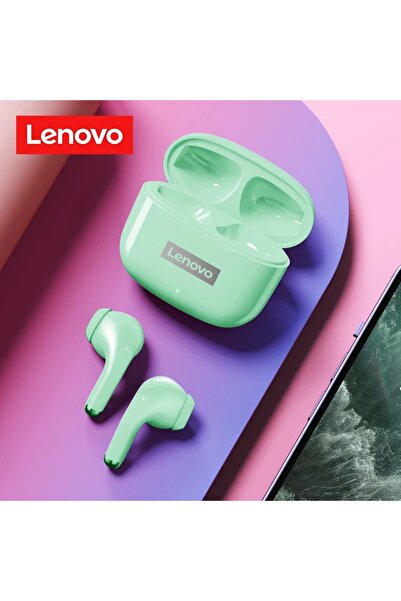 choice2 سماعات لينوفو LP40 Pro TWS اللاسلكية باللون الأخضر الفاتح، سماعات بلو...