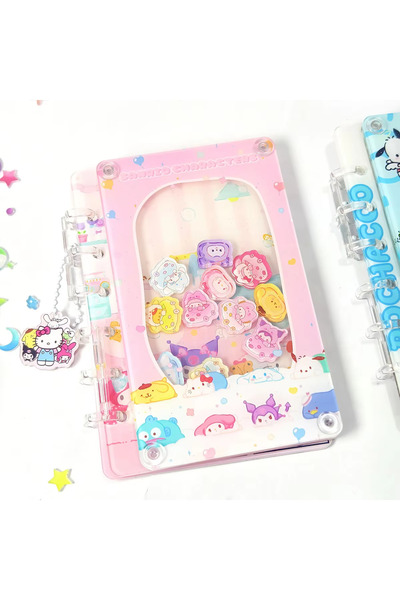 Choice7 A7 Style 13 Sanrio Acrylic Notebook With Detachable Cartoon Diy Anime...