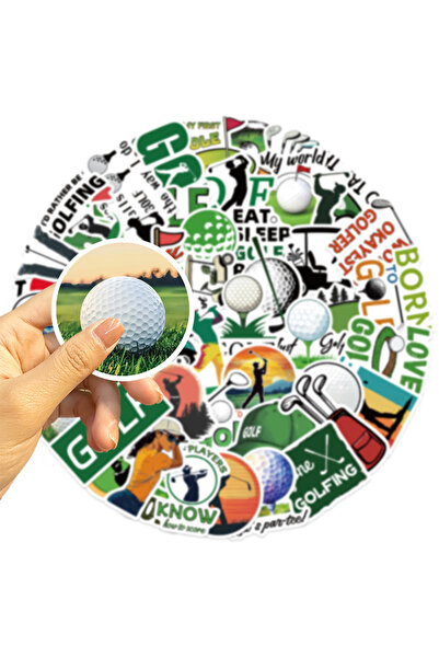 Choice 50pcs 50PCS Cartoon Golf Graffiti Stickers Decor Guitar Notebook Lugga...