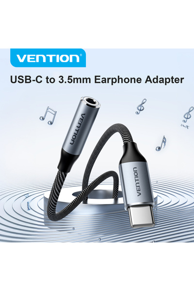 Choice محول 3.5 ملم من فينتيون، محول USB نوع C إلى مقبس سماعة أذن 3.5 ملم، كا...