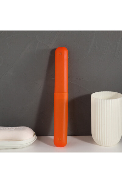 Choice6 One Size Saffron Toothbrush Storage Box Tooth Brush Box Holder Cover ...