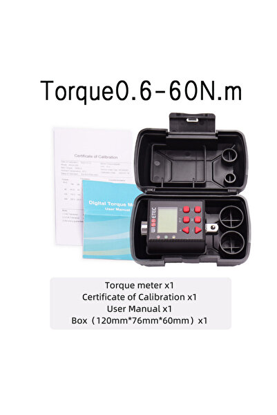Choice6 Torque0.6-60N.m Torque Wrench Adapter Digital Torque Meter 0.1-340 N....