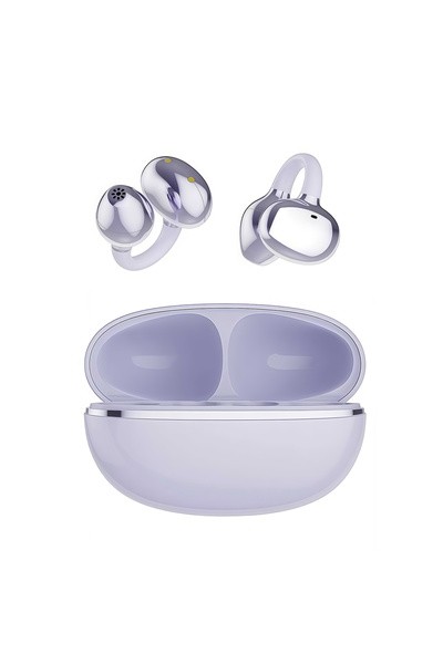 Choice1 purple Original TWS Bluetooth Earphones Ear Clip Earring Wireless Hea...
