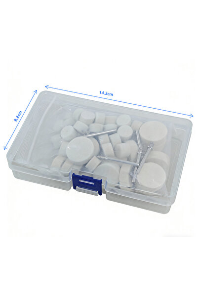 Choice 60pcs 60pcs Wool Felt Polishing Wheel Cloth Buffing Disc Jewelry Mirro...
