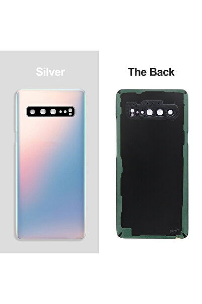 Choice غطاء خلفي فضي لهاتف S10 5G G977U SM-G977B، غطاء بديل للباب الخلفي، غطا...