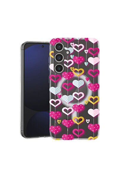 bestcase Husă pentru Samsung Galaxy A56 cu design Lovely Hearts, TPU anti-șoc...