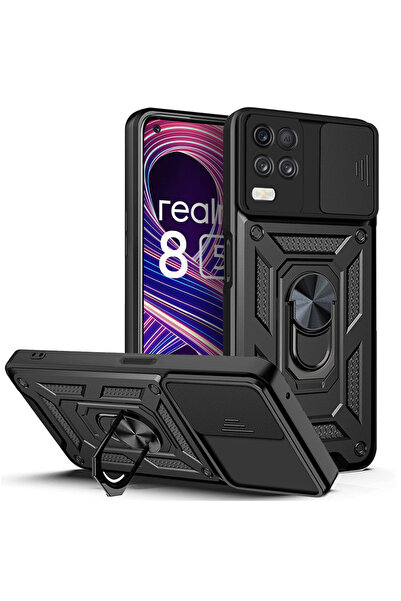 Choice30 realme 8 SJ Black For 8i Case 8 Cover 8 Pro 8s 5G 8i Magnetic Ring H...