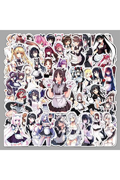 Choice 50PCS 50PCS Cartoon Cute Maid Stickers Cute Girl Graffiti Decals Creat...