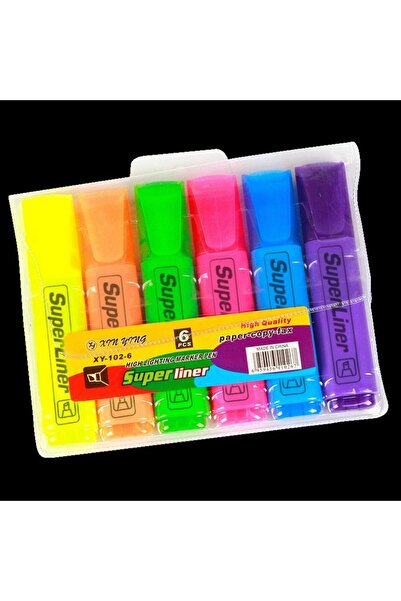 Choice1 -6 colors- 4/6 Colors Colorful Highlighters Art Markers Oblique Drawi...