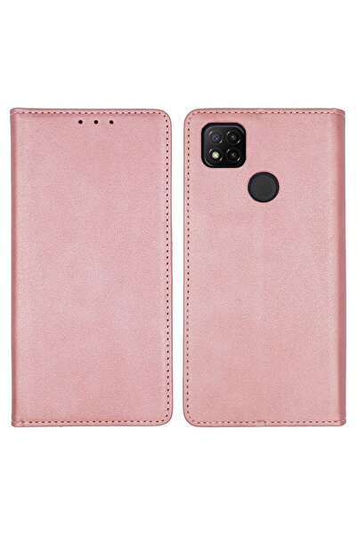 Sonique Θήκη Πορτοφόλι Vintage Magnet Wallet Xiaomi Redmi 9C Ροζ Χρυσό