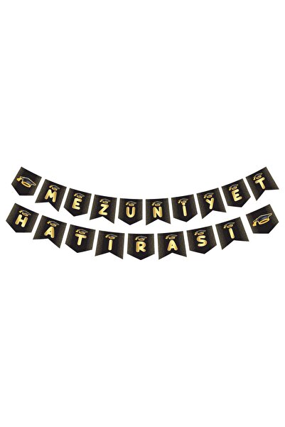 BEST PARTİ Mezuniyet Hatırası Yazılı Zigzag Banner