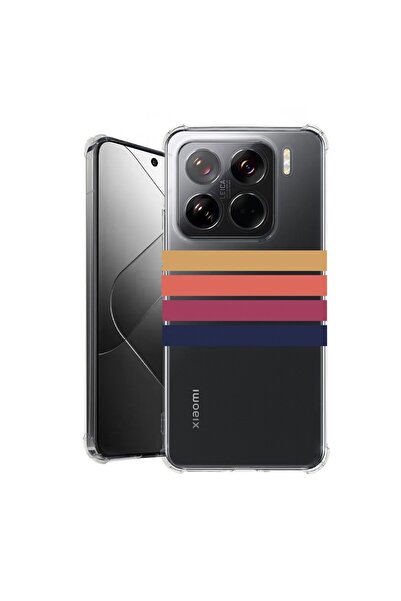 bestcase ¬Æ Husa pentru Xiaomi 15 Pro, Anti Shock 1.5MM, Retro Lines, Protect...