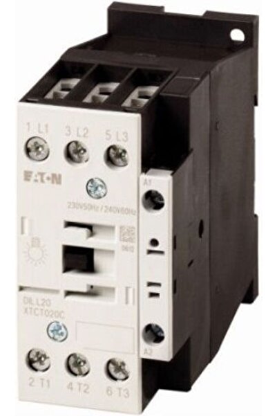 Eaton Contactor de putere 12A 3P 230VAC 0Z 0R DILL12 104402