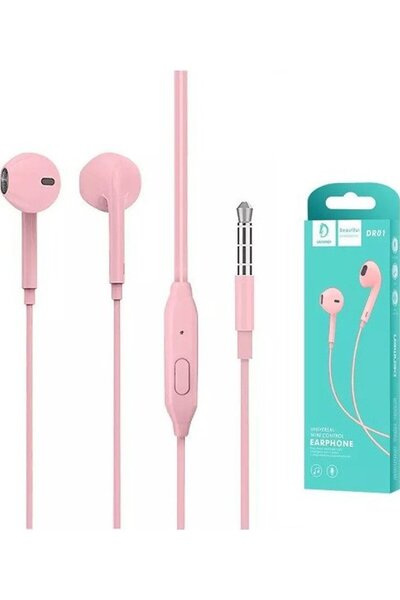 VEGA Căști universale DENMEN JACK 3.5 INCH ROZ IN-EAR DR01>