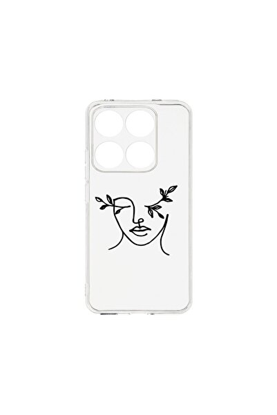 bestcase Husa pentru Xiaomi 14T, BestCase¬Æ Clear Silicon 2MM, Woman Abstract...