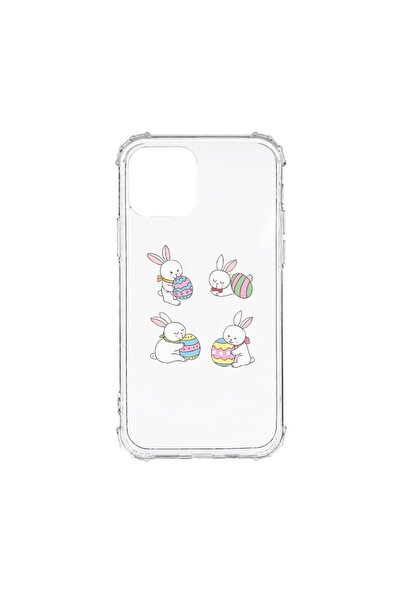 bestcase Husă Antișoc din Silicon Compatibilă cu Xiaomi Mi 11 Lite 4G, Iepure...