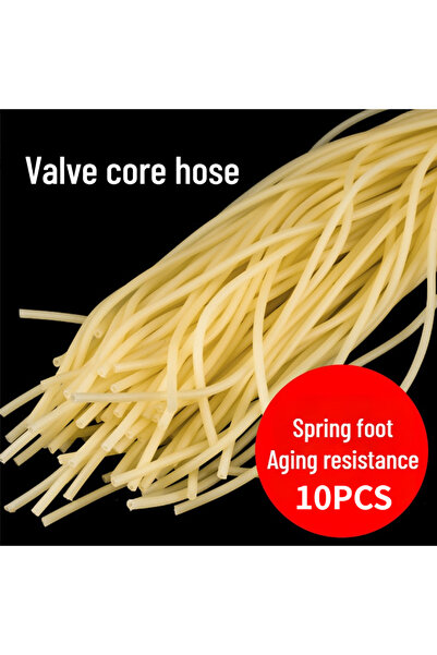Choice 10PCS 10PCS Bicycle Tire Air Nozzle Tube Elastic Chicken Skin Tube Val...